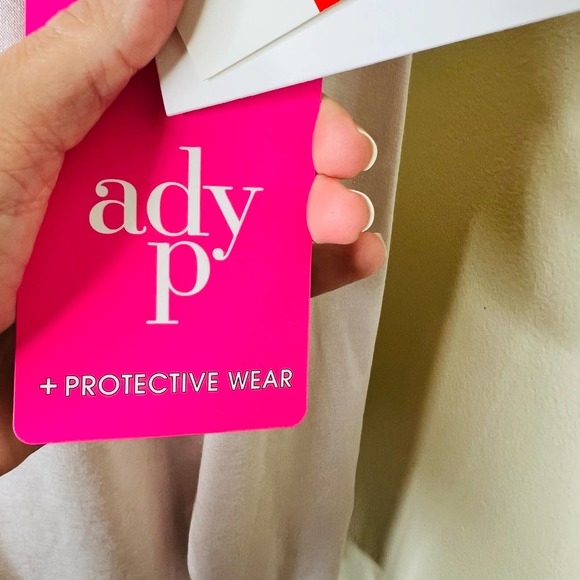 NWT ADYP Turtleneck Top Sweater MEDIUM Light Pink Jersey Knit Pullover Modern - Picture 5 of 9